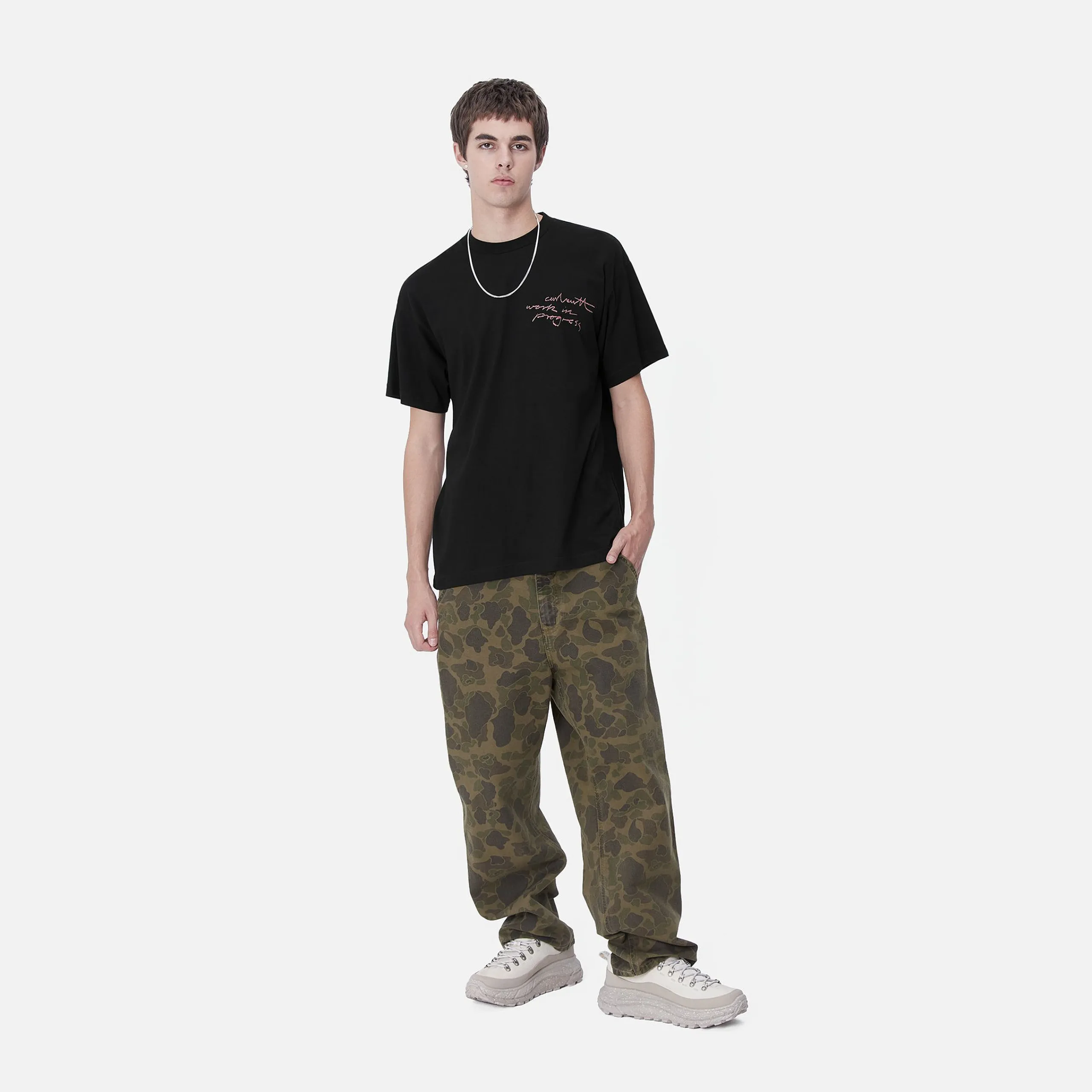 T-Shirts & Polos>Carhartt WIP S/S Archivo T-Shirt Black