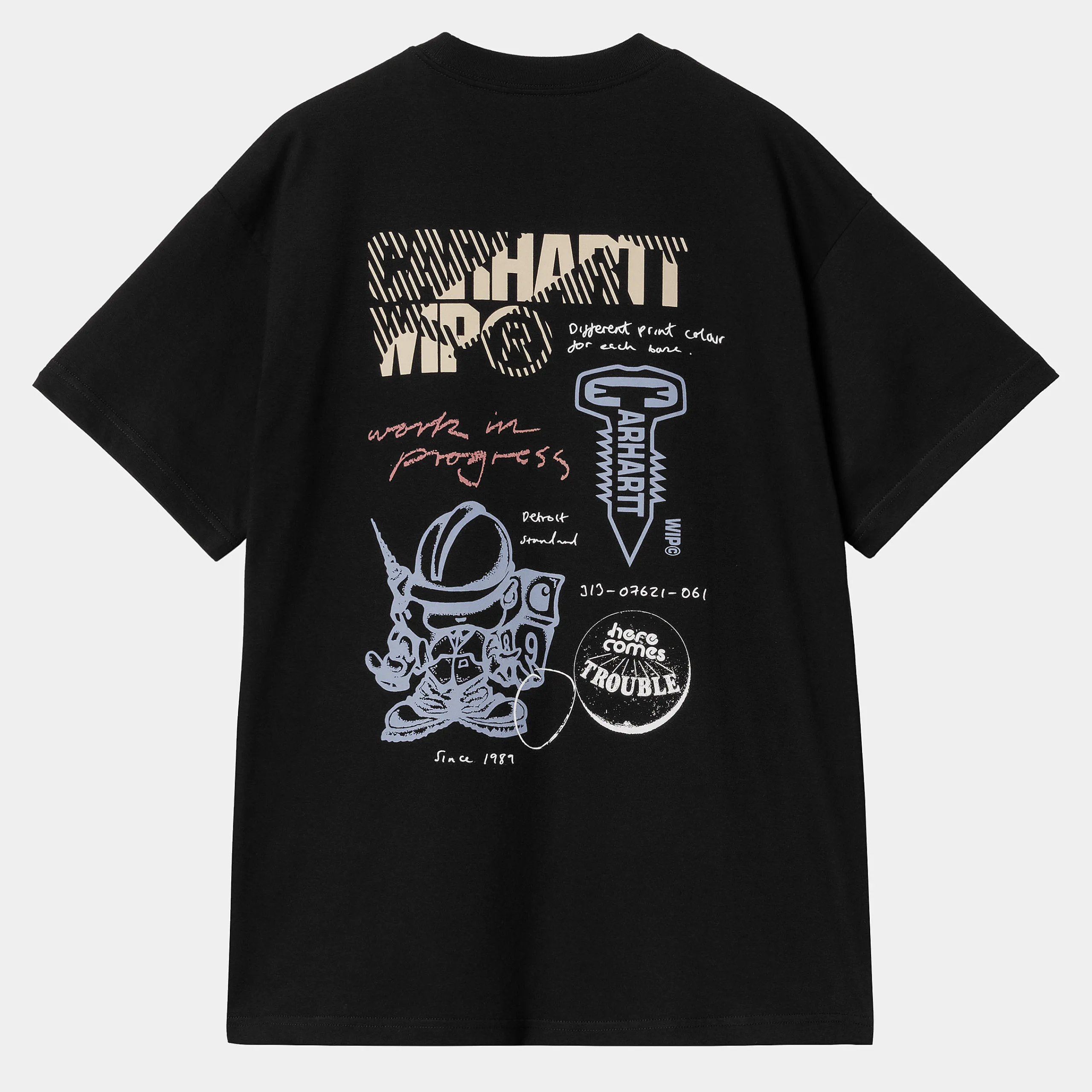T-Shirts & Polos>Carhartt WIP S/S Archivo T-Shirt Black