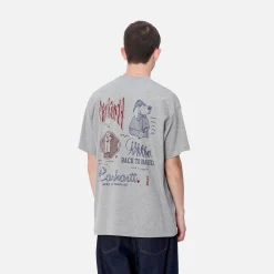 T-Shirts & Polos>Carhartt WIP S/S Archivo T-Shirt Grey Heather