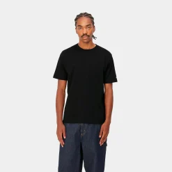 T-Shirts & Polos>Carhartt WIP S/S Base T-Shirt Black / White