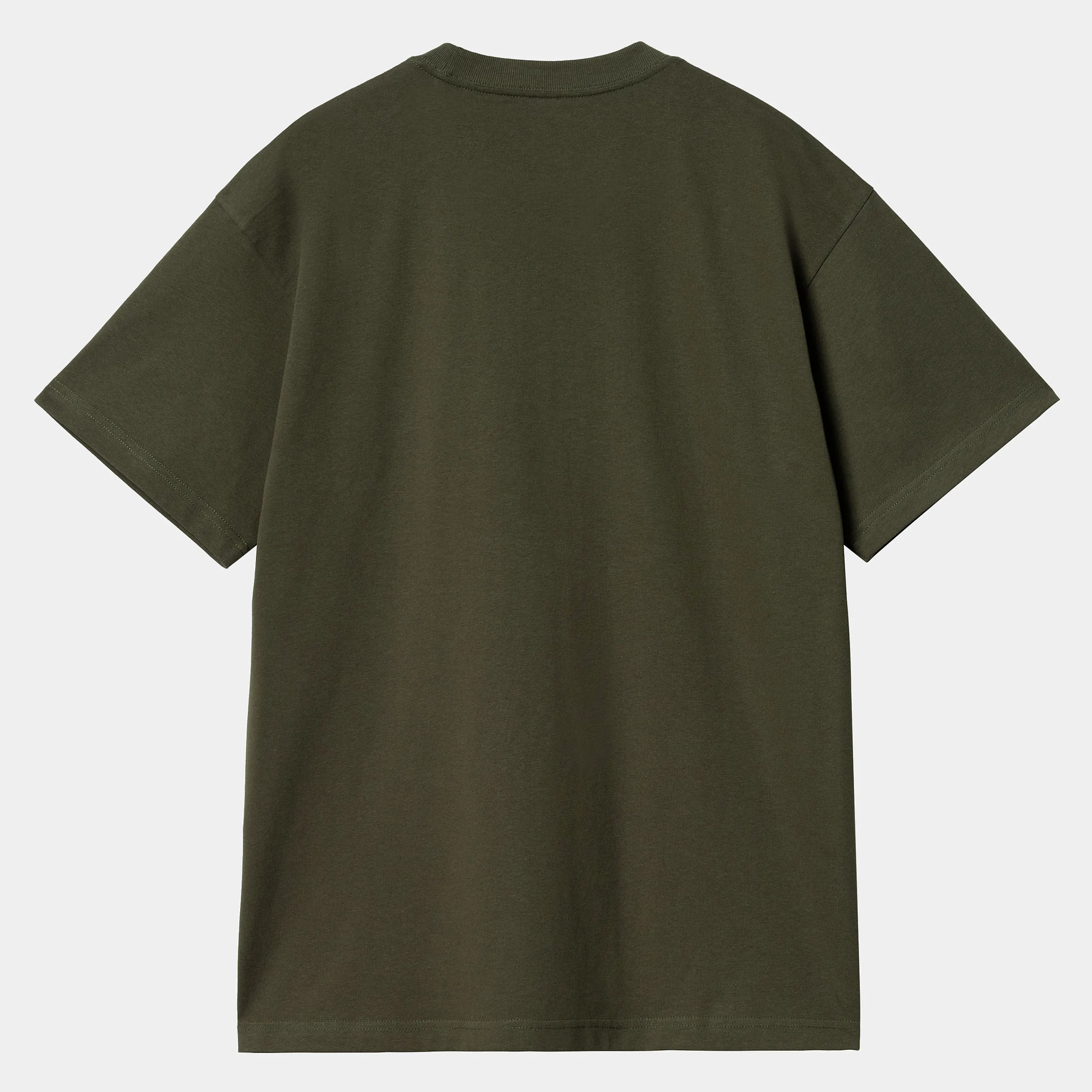 T-Shirts & Polos>Carhartt WIP S/S Basics T-Shirt Office Green / Winter Spice