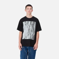 T-Shirts & Polos>Carhartt WIP S/S BIB Overall T-Shirt Black