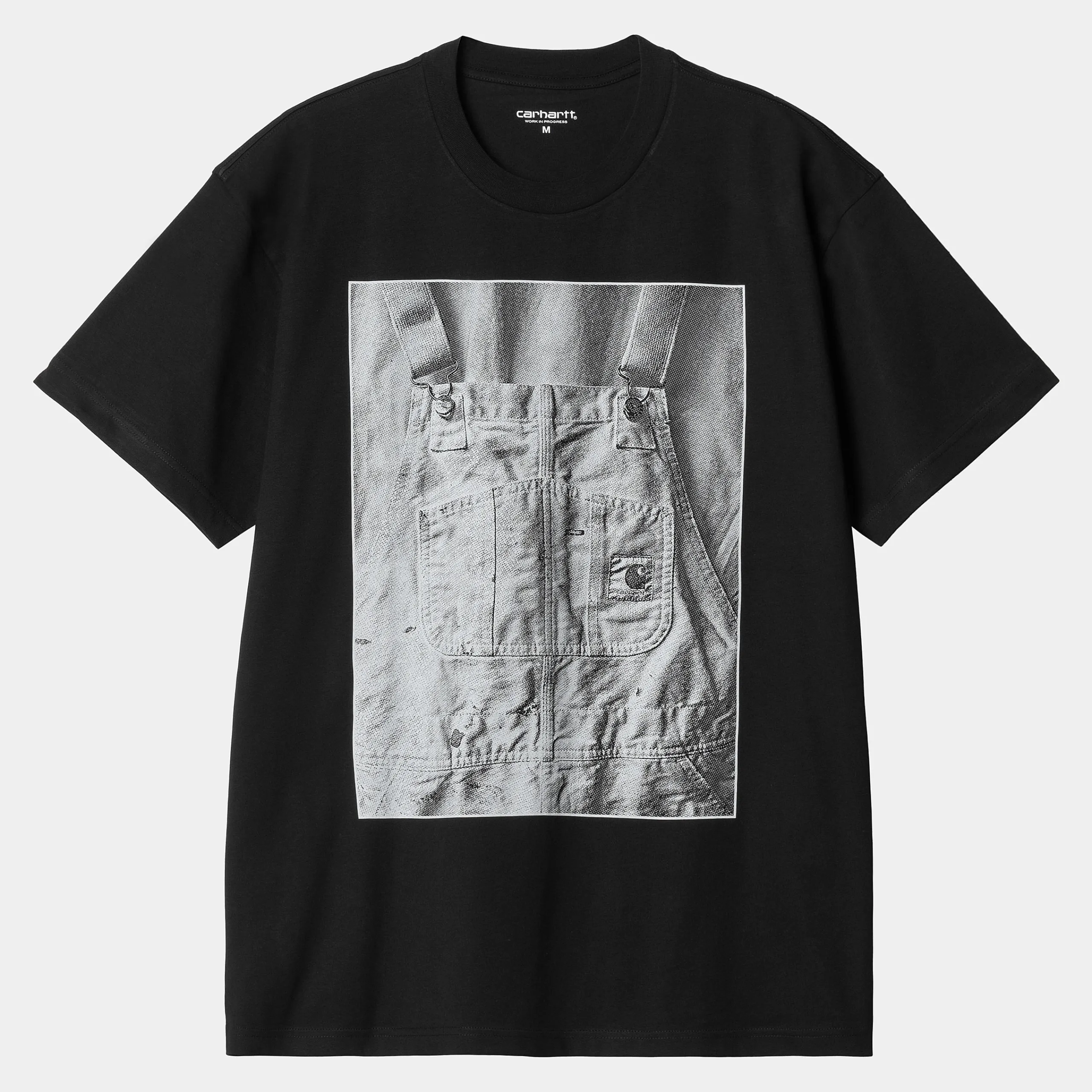 T-Shirts & Polos>Carhartt WIP S/S BIB Overall T-Shirt Black