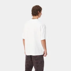 T-Shirts & Polos>Carhartt WIP S/S Body Of Work T-Shirt White / Black
