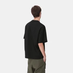 T-Shirts & Polos>Carhartt WIP S/S Body Of Work T-Shirt Black / White