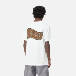 T-Shirts & Polos>Carhartt WIP S/S Brown Ducks T-Shirt White