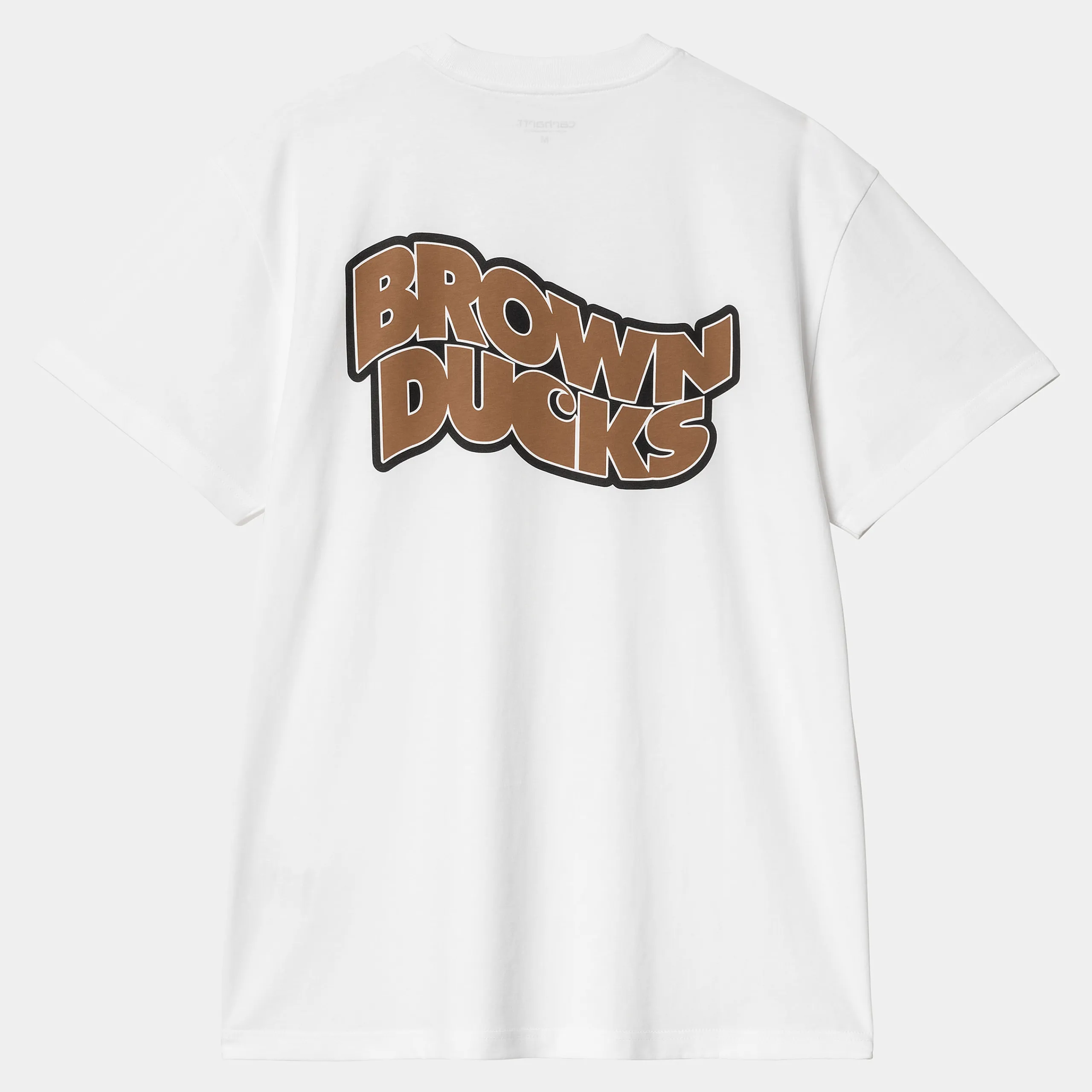 T-Shirts & Polos>Carhartt WIP S/S Brown Ducks T-Shirt White