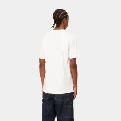 T-Shirts & Polos>Carhartt WIP S/S Chase T-Shirt White / Gold