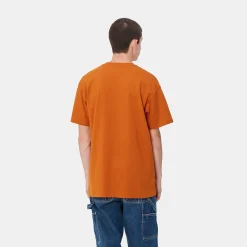 T-Shirts & Polos>Carhartt WIP S/S Chase T-Shirt Turmeric / Gold