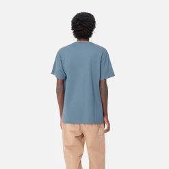T-Shirts & Polos>Carhartt WIP S/S Chase T-Shirt Positano / Gold
