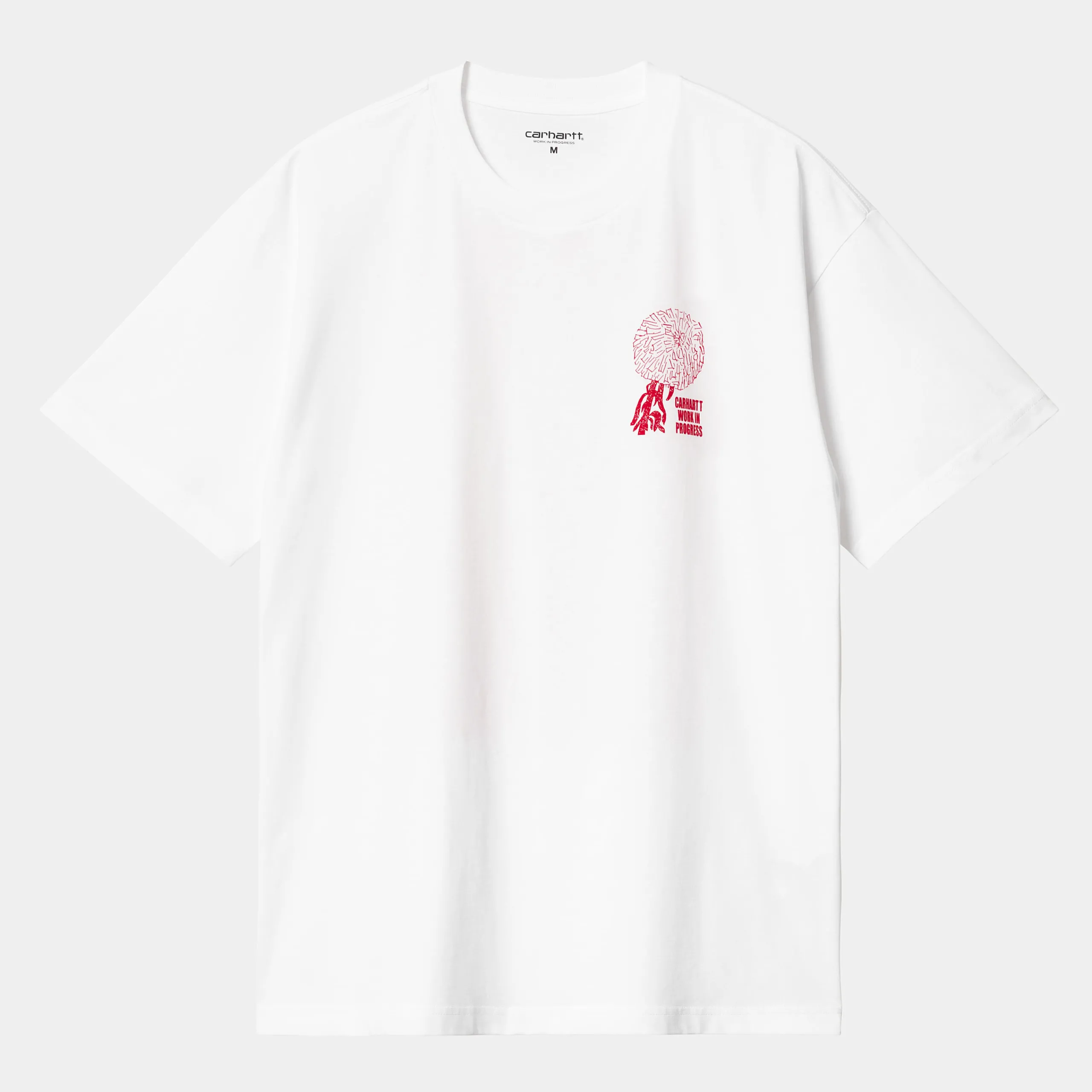 T-Shirts & Polos>Carhartt WIP S/S Chrysanthemum T-Shirt White