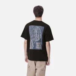 T-Shirts & Polos>Carhartt WIP S/S Chrysanthemum T-Shirt Black
