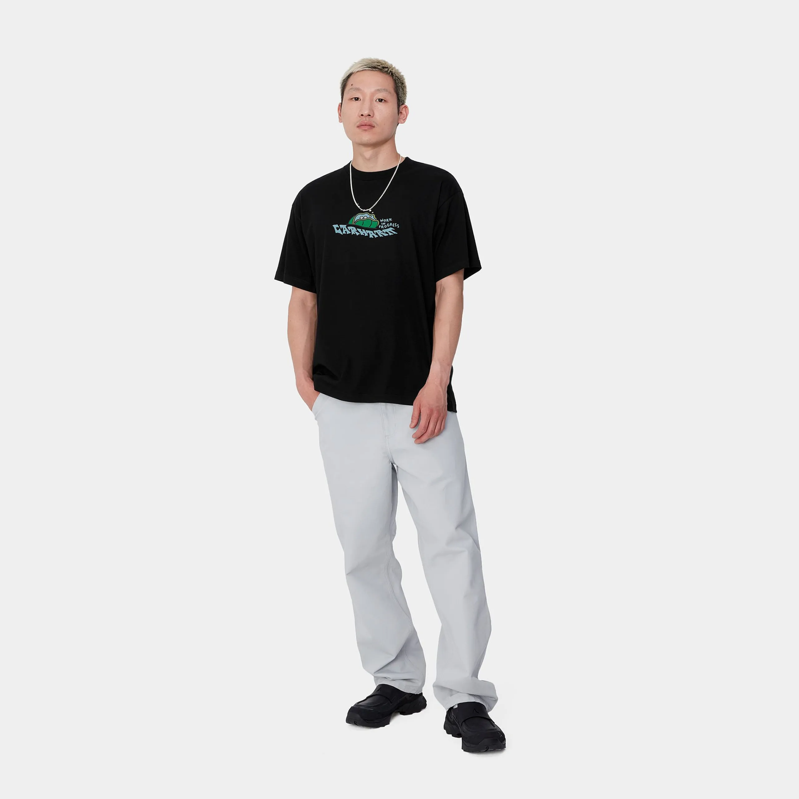 T-Shirts & Polos>Carhartt WIP S/S Clam T-Shirt Black