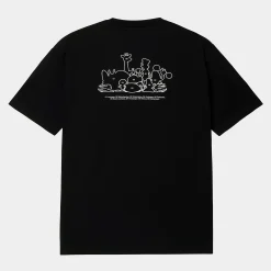 T-Shirts & Polos>Carhartt WIP S/S Coffee T-Shirt F24 Black