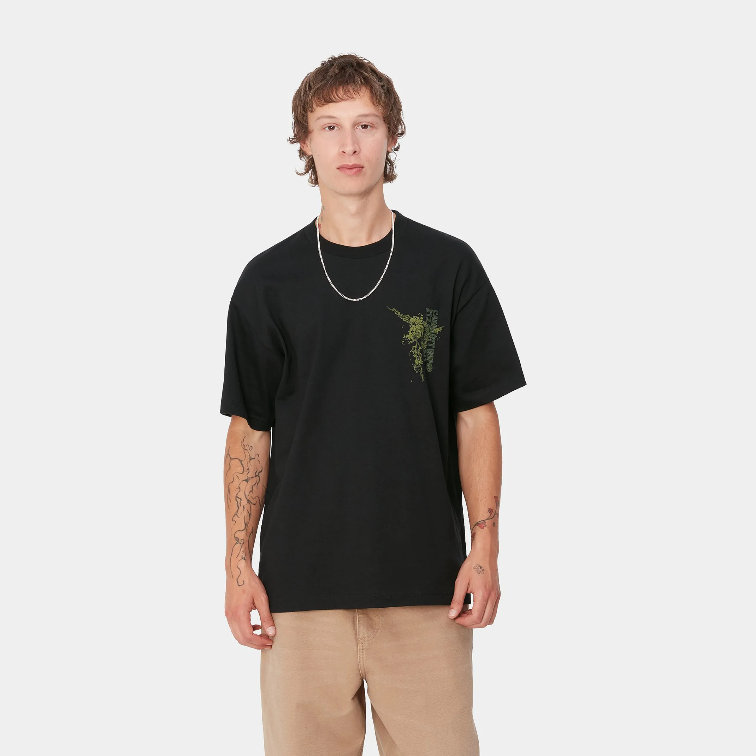 T-Shirts & Polos>Carhartt WIP S/S Coordinate 02 T-Shirt Black