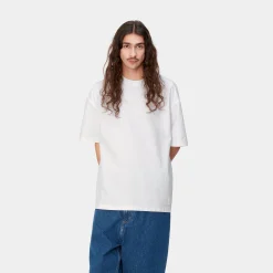T-Shirts & Polos>Carhartt WIP S/S Dawson T-Shirt White