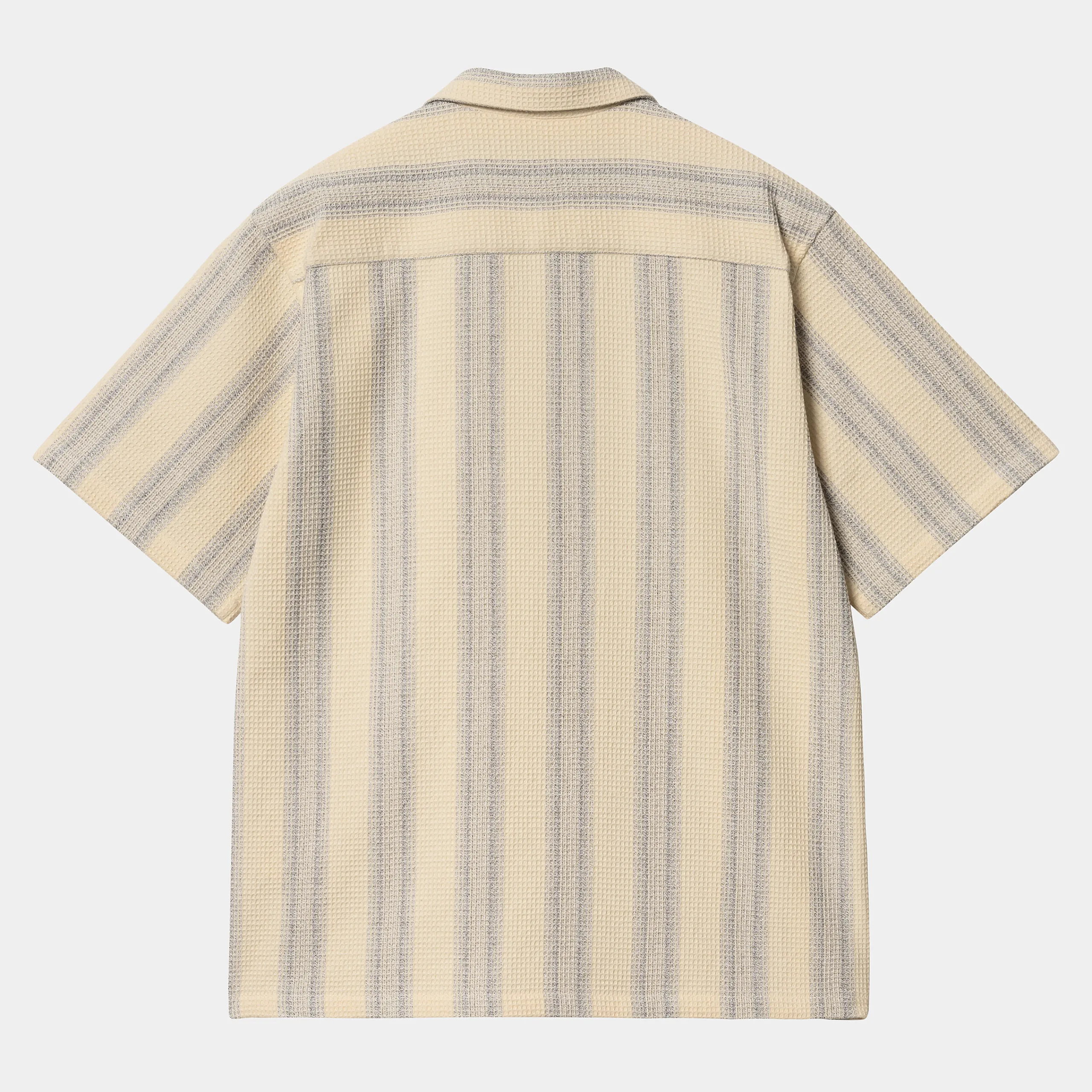 Hemden>Carhartt WIP S/S Dodson Shirt Dodson Stripe, Natural
