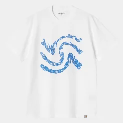 T-Shirts & Polos>Carhartt WIP S/S DUBLAB 25 YRS T-Shirt White