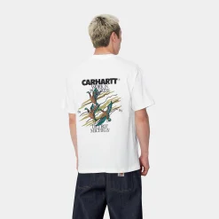T-Shirts & Polos>Carhartt WIP S/S Ducks T-Shirt White