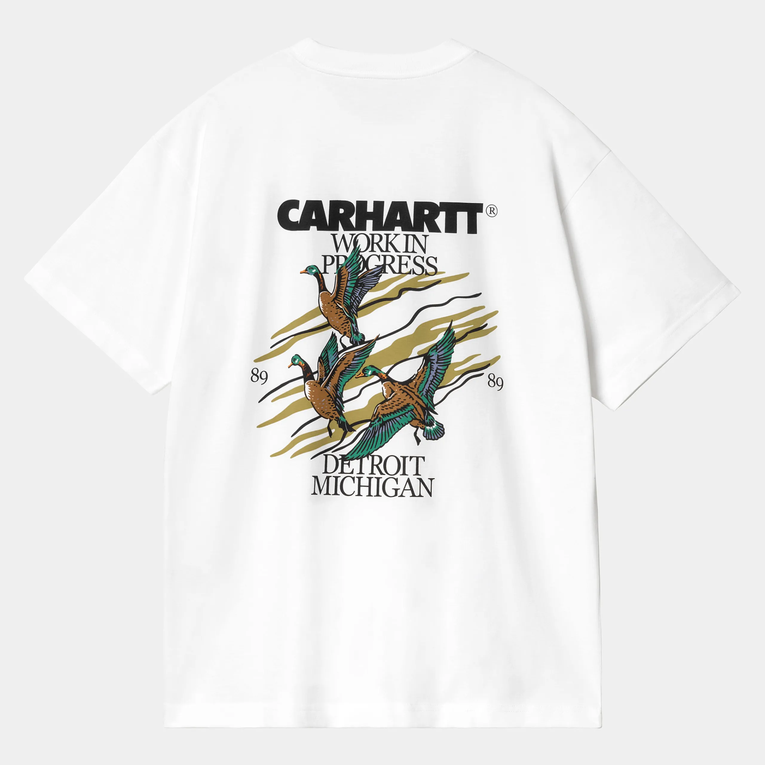 T-Shirts & Polos>Carhartt WIP S/S Ducks T-Shirt White