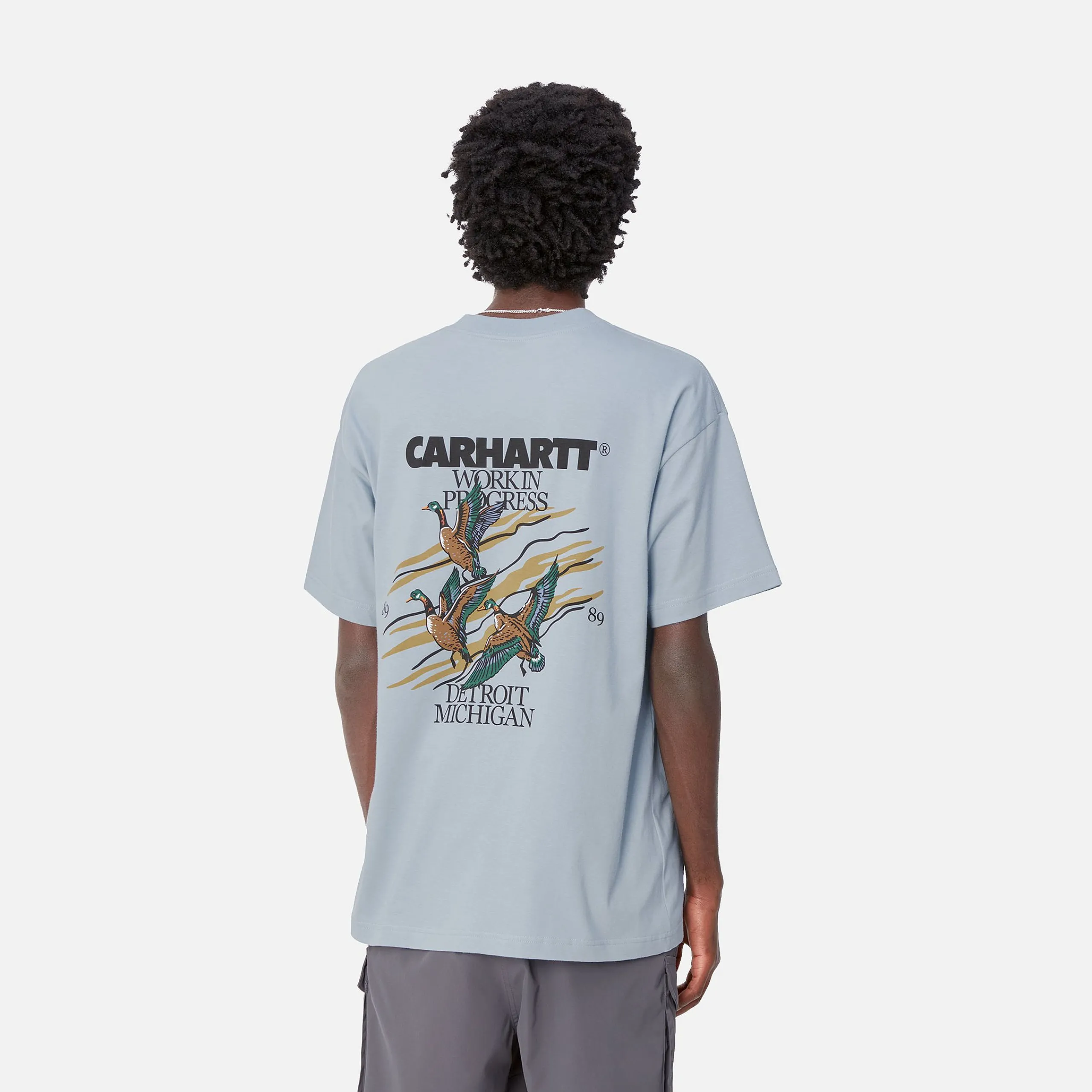 T-Shirts & Polos>Carhartt WIP S/S Ducks T-Shirt Misty Sky