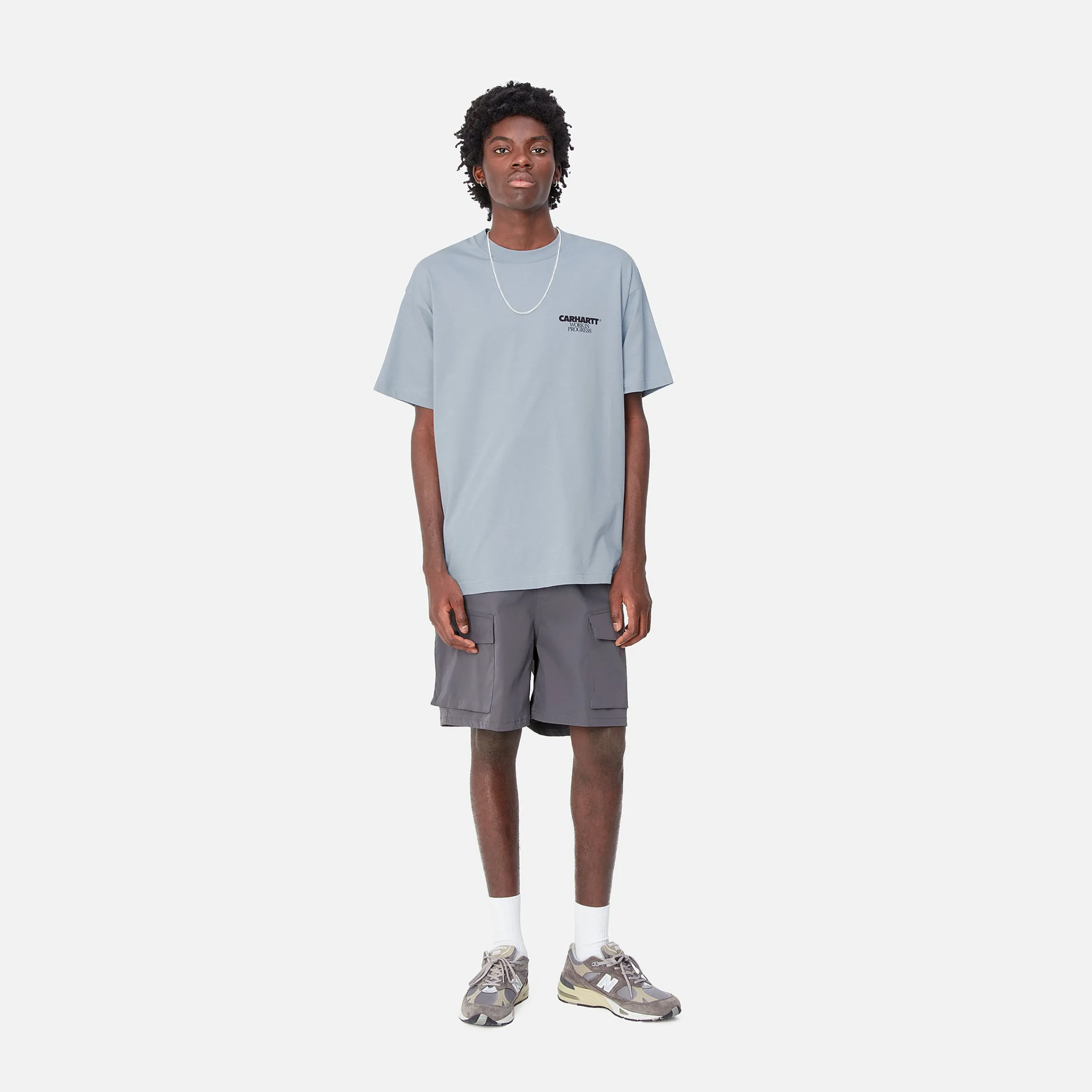 T-Shirts & Polos>Carhartt WIP S/S Ducks T-Shirt Misty Sky