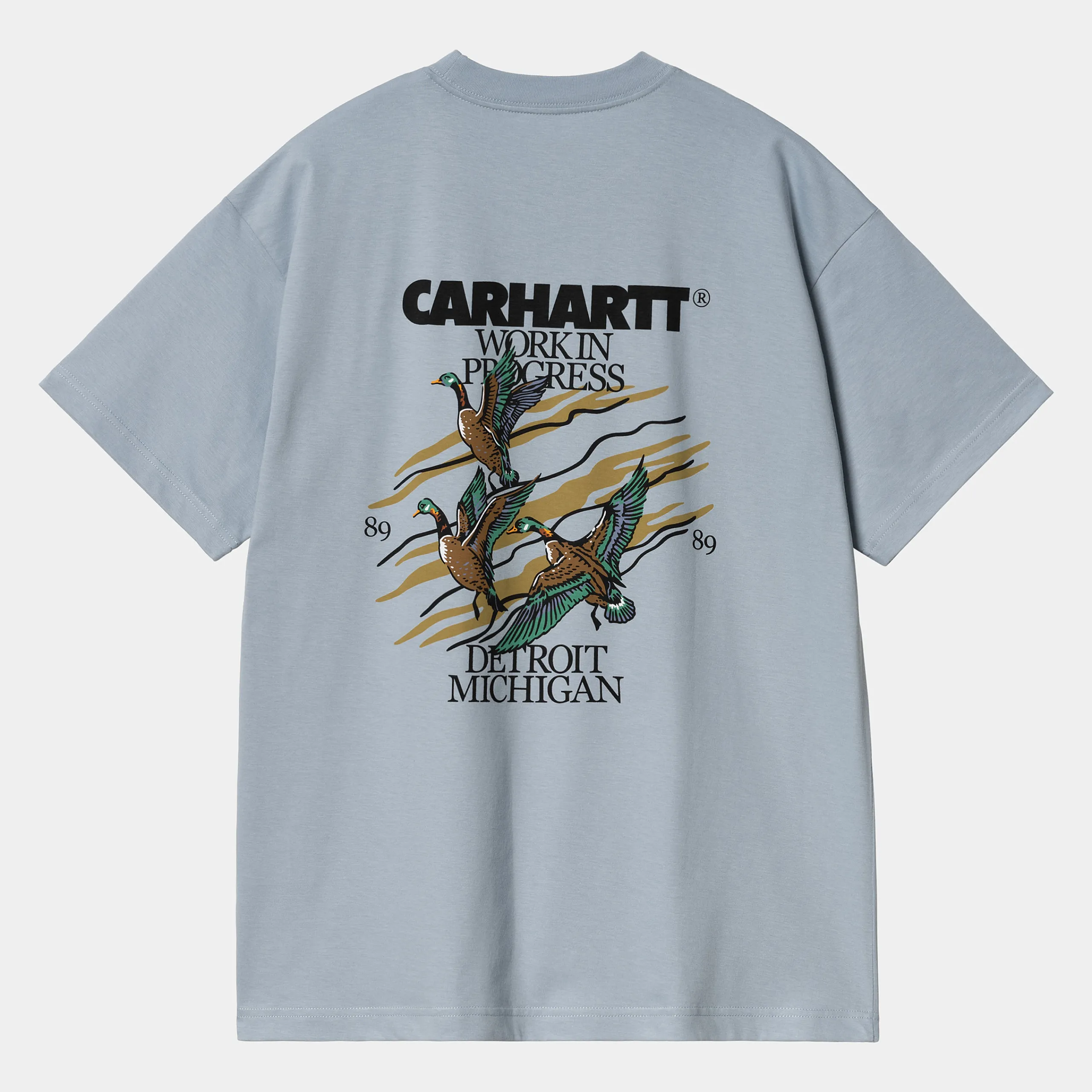T-Shirts & Polos>Carhartt WIP S/S Ducks T-Shirt Misty Sky