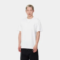 T-Shirts & Polos>Carhartt WIP S/S Duster Script T-Shirt White