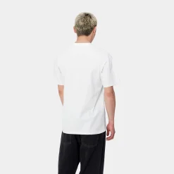 T-Shirts & Polos>Carhartt WIP S/S Duster Script T-Shirt White