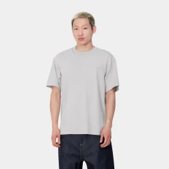 T-Shirts & Polos>Carhartt WIP S/S Duster Script T-Shirt Basalt