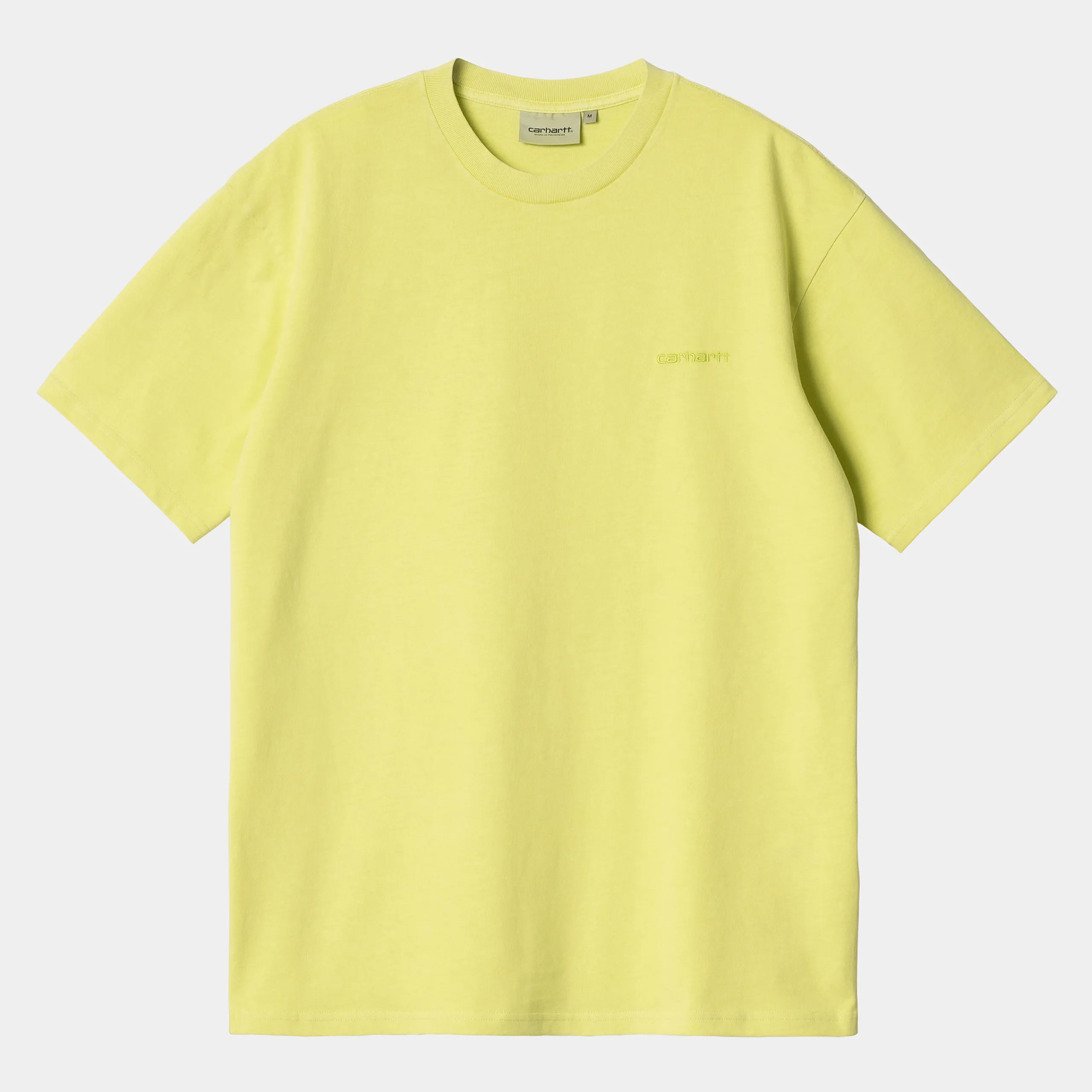 T-Shirts & Polos>Carhartt WIP S/S Duster Script T-Shirt Arctic Lime