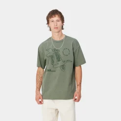 T-Shirts & Polos>Carhartt WIP S/S Flying Ducks T-Shirt Duck Green