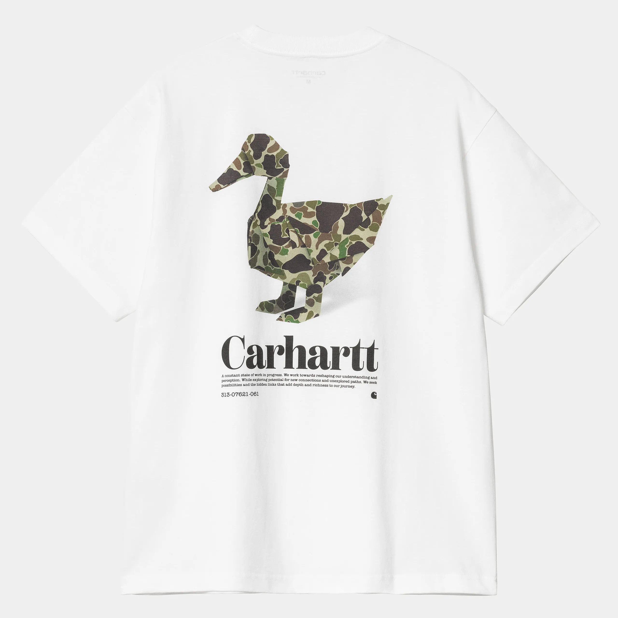 T-Shirts & Polos>Carhartt WIP S/S Fold Duck T-Shirt White