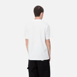 T-Shirts & Polos>Carhartt WIP S/S Fun Run T-Shirt White / Red