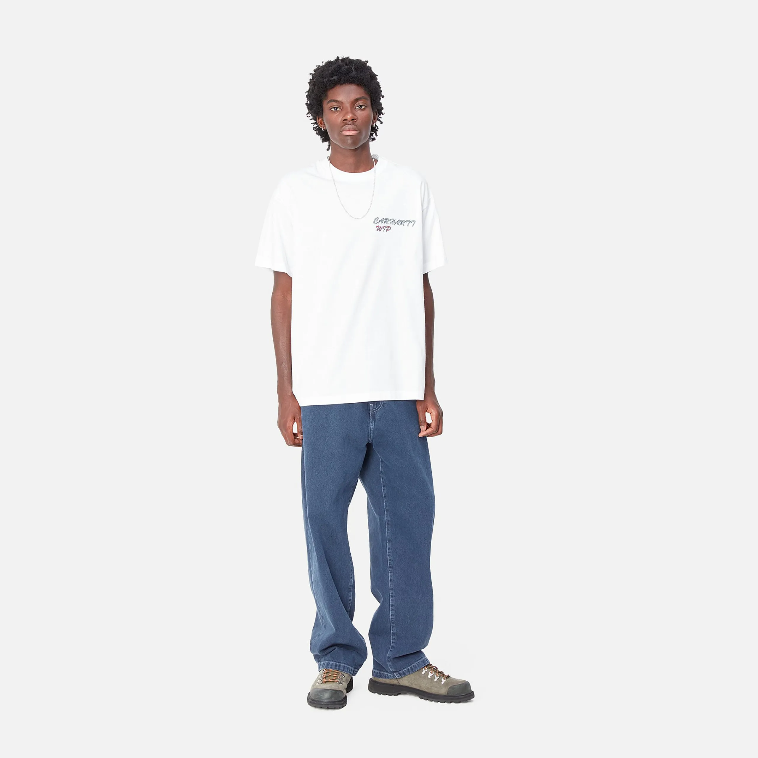 T-Shirts & Polos>Carhartt WIP S/S Gelato T-Shirt White