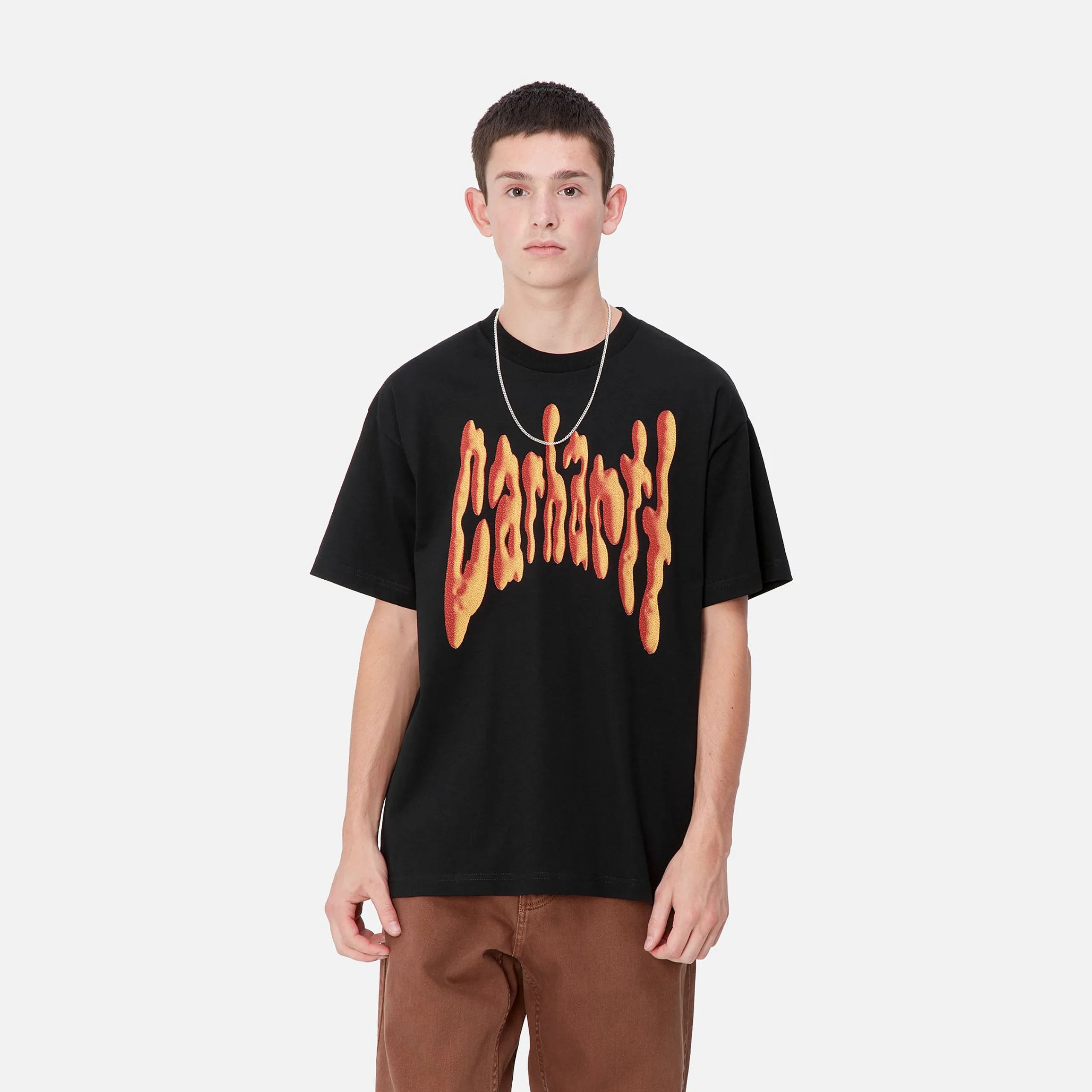 T-Shirts & Polos>Carhartt WIP S/S Goo T-Shirt Black