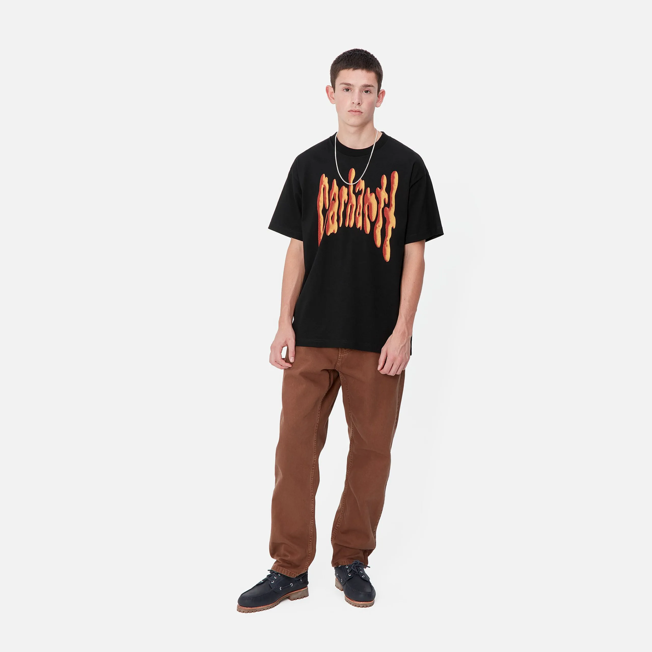 T-Shirts & Polos>Carhartt WIP S/S Goo T-Shirt Black