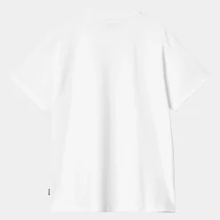 T-Shirts & Polos>Carhartt WIP S/S Heart Train Pocket T-Shirt White
