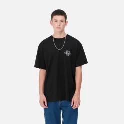 T-Shirts & Polos>Carhartt WIP S/S Hotel Keys T-Shirt Black / White