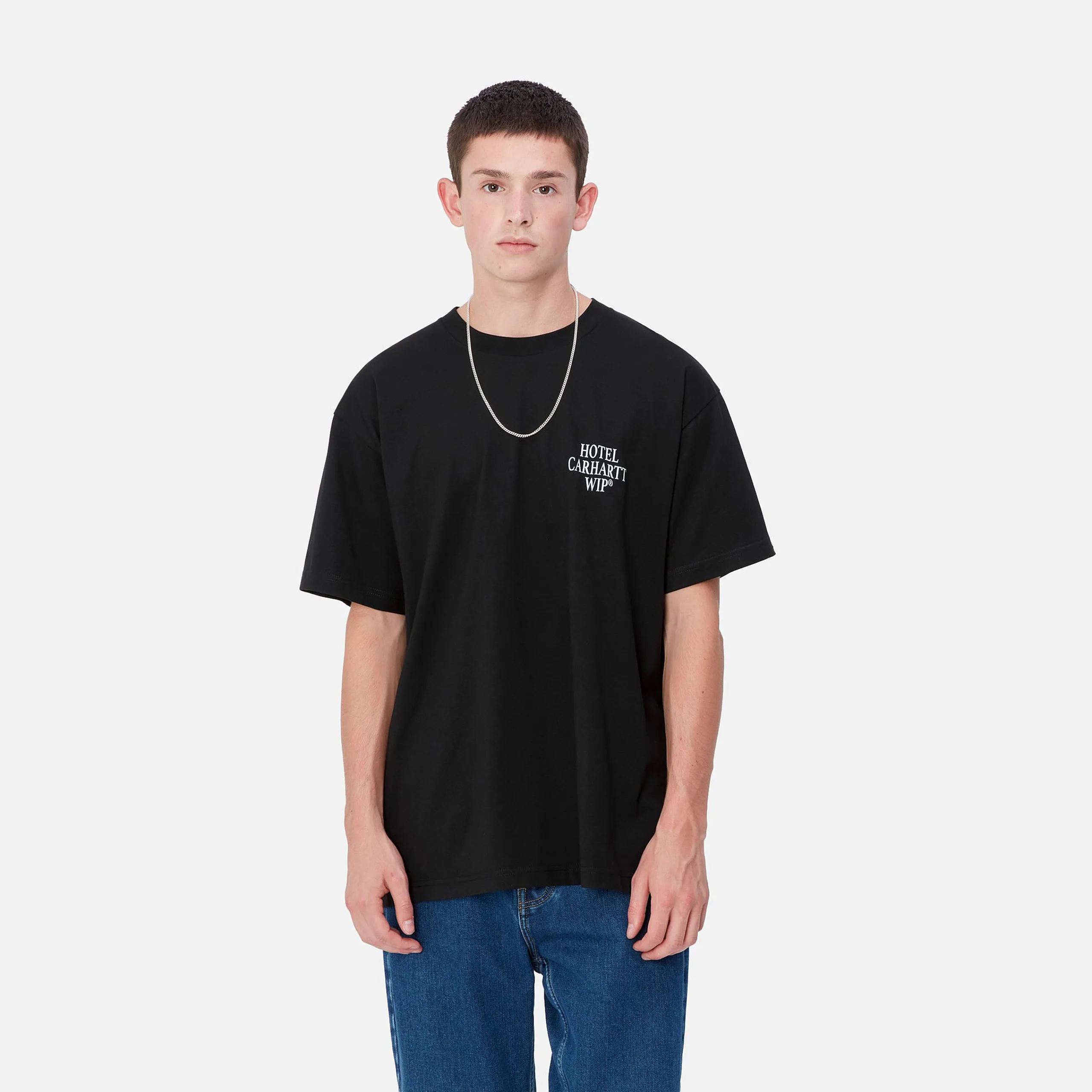T-Shirts & Polos>Carhartt WIP S/S Hotel Keys T-Shirt Black / White