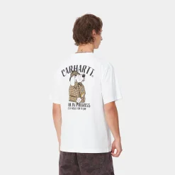 T-Shirts & Polos>Carhartt WIP S/S Inspector T-Shirt White