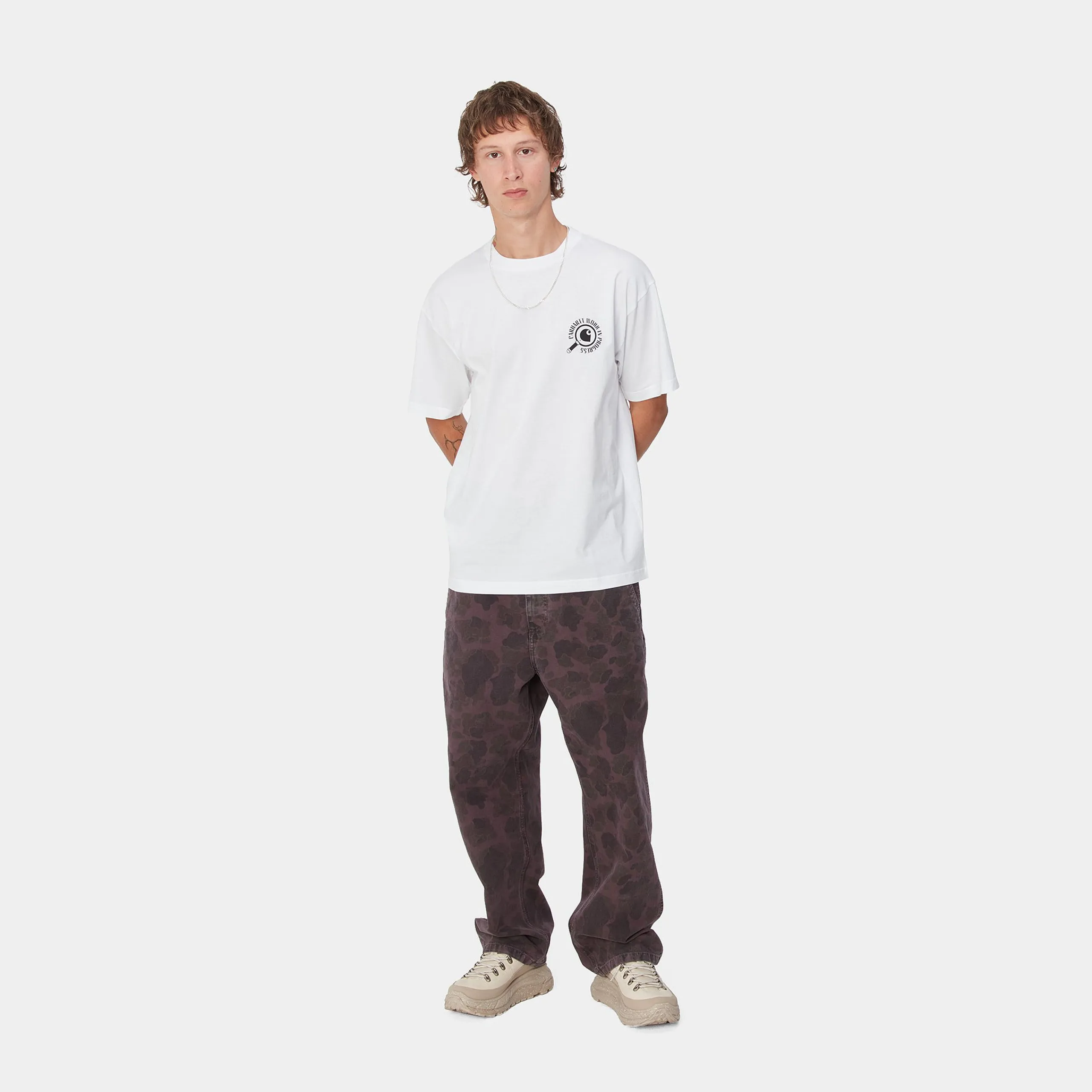 T-Shirts & Polos>Carhartt WIP S/S Inspector T-Shirt White
