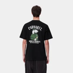 T-Shirts & Polos>Carhartt WIP S/S Inspector T-Shirt Black