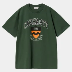 T-Shirts & Polos>Carhartt WIP S/S Lazy Duck Academy T-Shirt Sycamore Tree