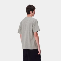 T-Shirts & Polos>Carhartt WIP S/S Lazy Duck Academy T-Shirt Grey Heather