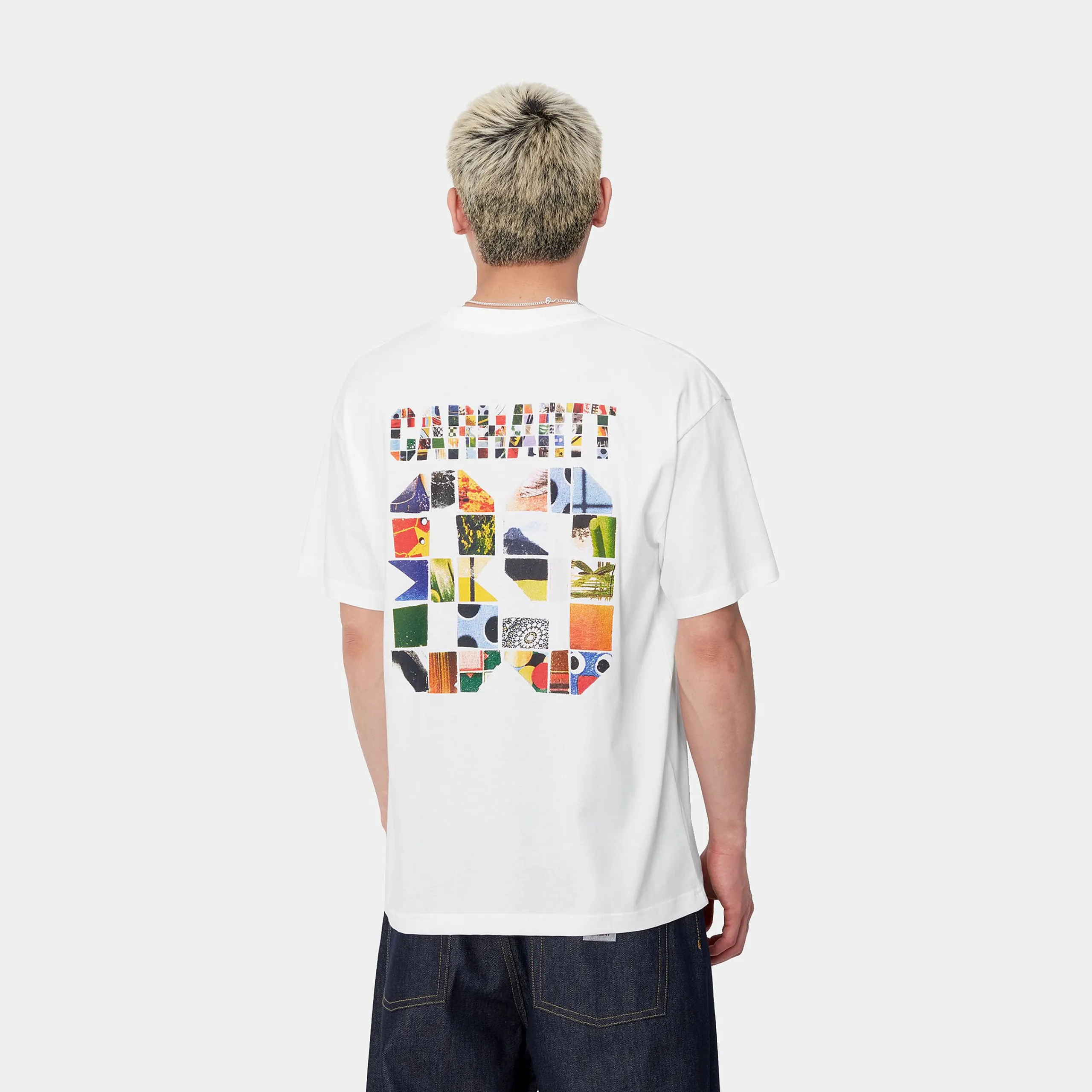 T-Shirts & Polos>Carhartt WIP S/S Machine 89 T-Shirt White