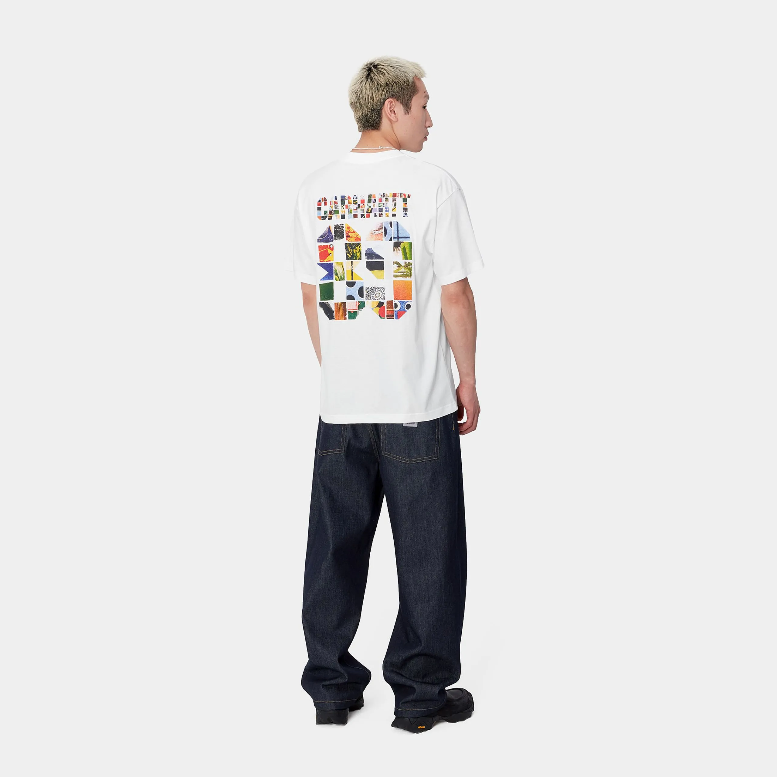 T-Shirts & Polos>Carhartt WIP S/S Machine 89 T-Shirt White