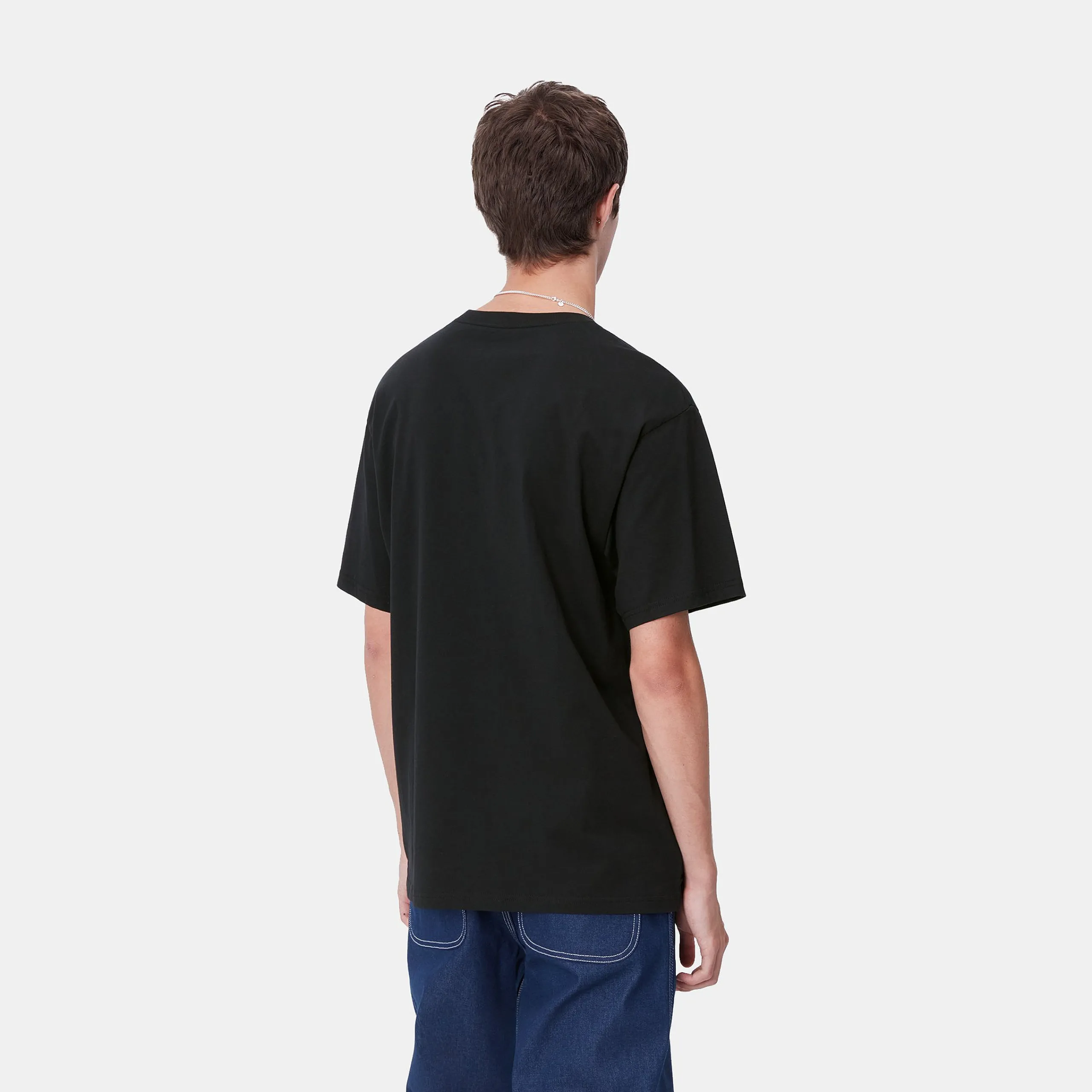 T-Shirts & Polos>Carhartt WIP S/S Madison T-Shirt Black / White