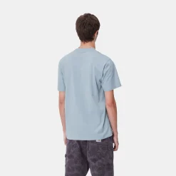 T-Shirts & Polos>Carhartt WIP S/S Move On Up T-Shirt Dusty Ice / Black