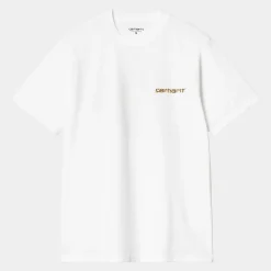 T-Shirts & Polos>Carhartt WIP S/S Noodle Soup T-Shirt White